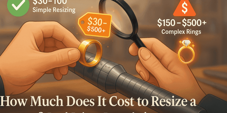 How Much Does It Cost to Resize a Ring